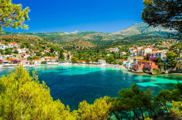 Griechenland Kefalonia Assis Dorf