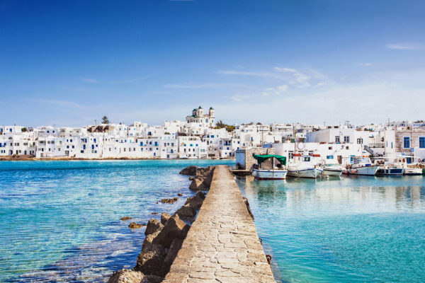 Griechenland Paros Fischerdorf Naousa