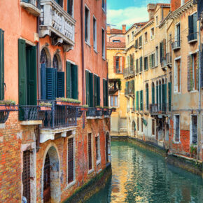 italien Venedig Enger Kanal