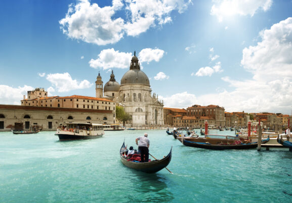 Italien Venedig Gran Canal Basilica Santa Maria