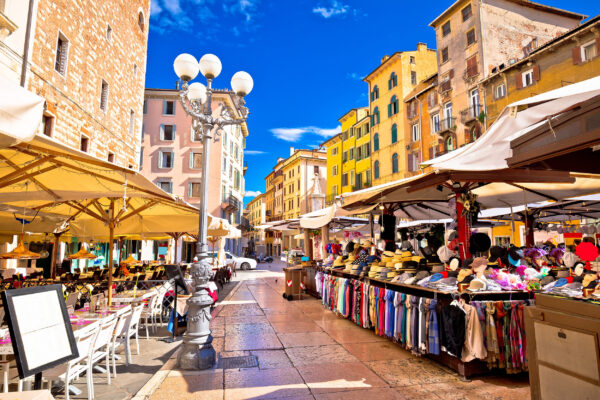 Italien Verona Piazza Delle Erbe