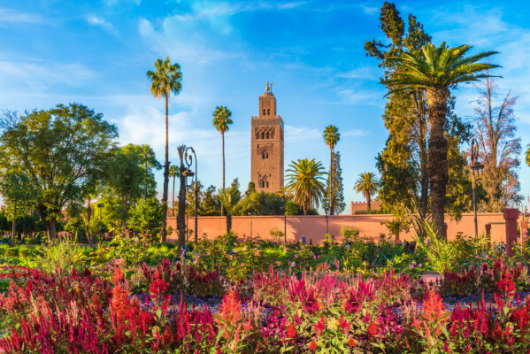 Marokko Marrakesh Koutoubia Moschee