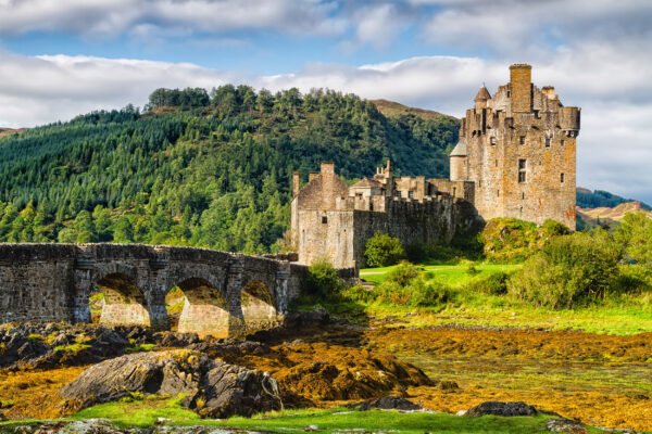 Schottland Loch Duid Eilean Donan Castle