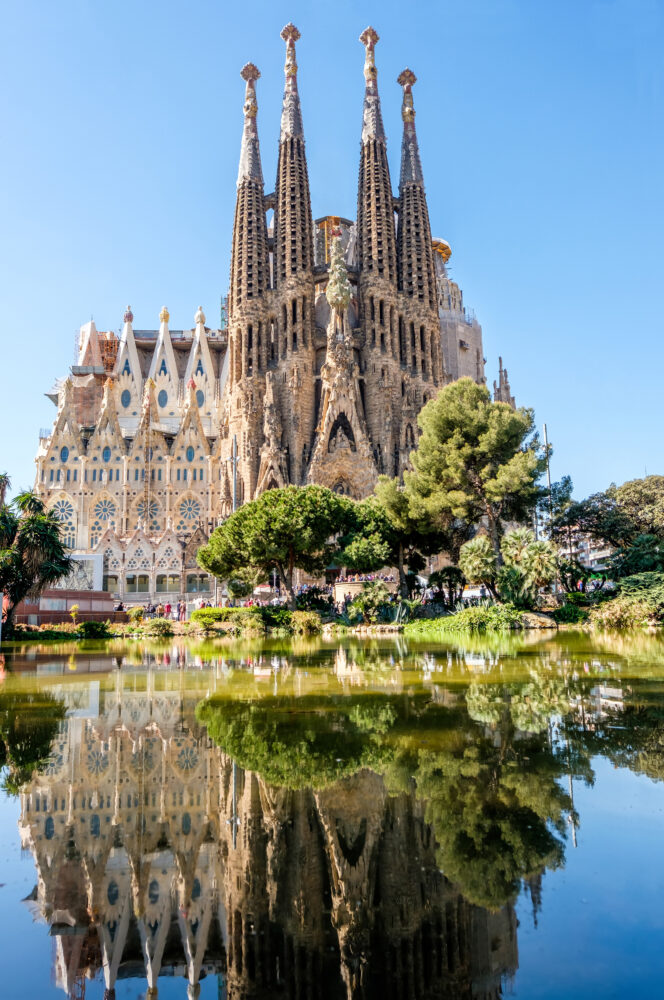 Spanine Barcelona Sagrada Familia Kirche