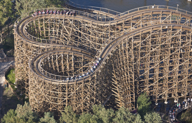 Efteling Python Holzachterbahn