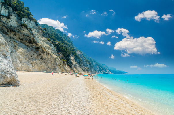 Griechenland Lefkada Egremni Beach