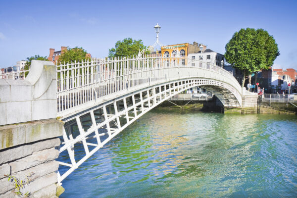 Irland Dublin Hlaf Penny Bridge