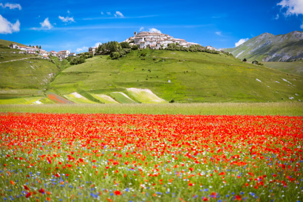 Italien Castelluccio Dorf