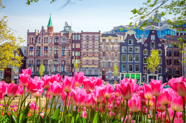 Niederlande Amsterdam Traditionelle Häuser