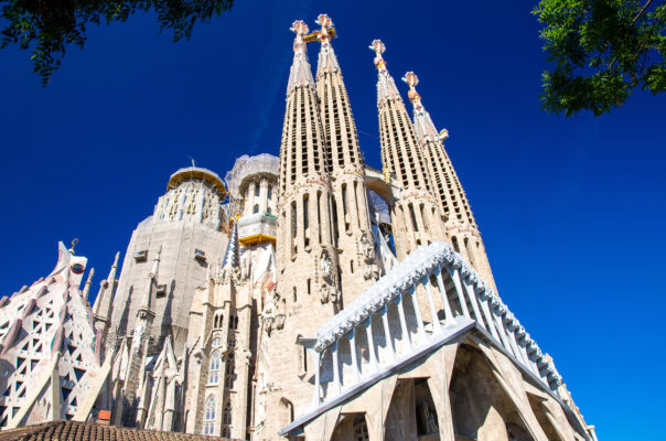 Spanien Barcelona La Sagrada Familia Kathedrale