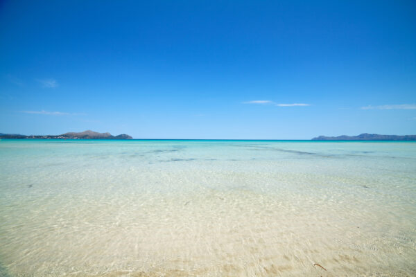 Spanien Mallorca Flacher Strand