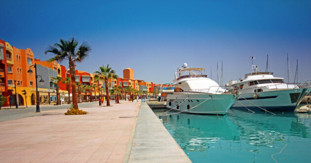 Ägypten Hurghada Marina Hafen