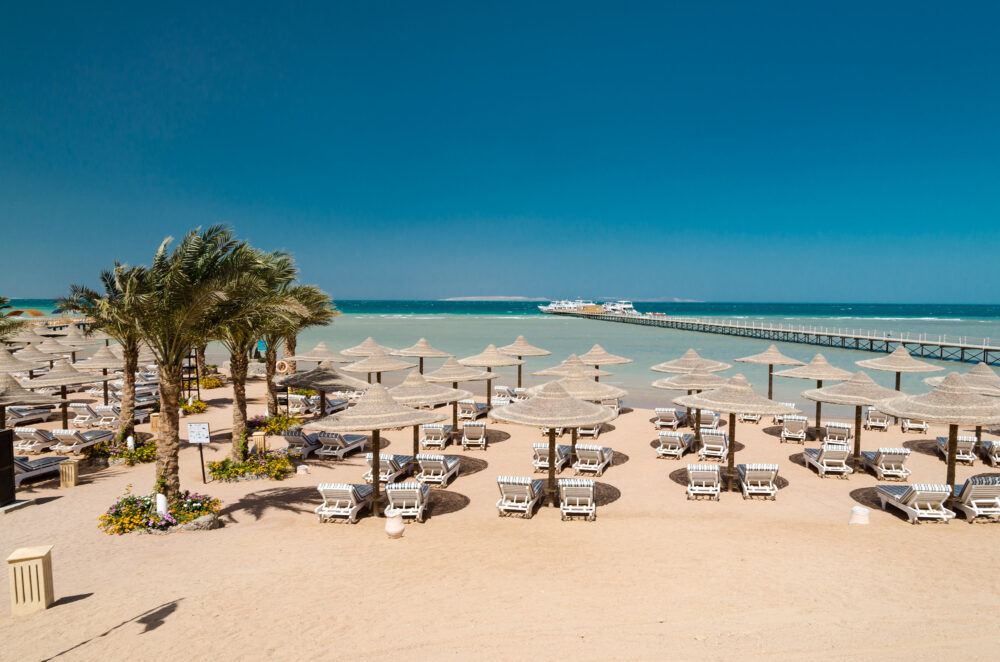 Ägypten Hurghada Weisser Strand