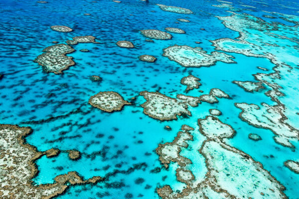 Australien Great Barrier Reef von oben