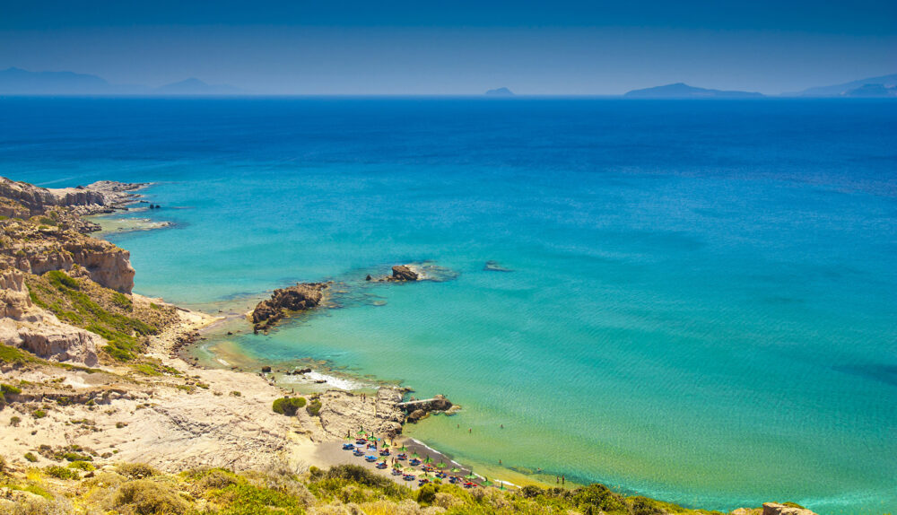 Griechenland Kos Strand Birdview