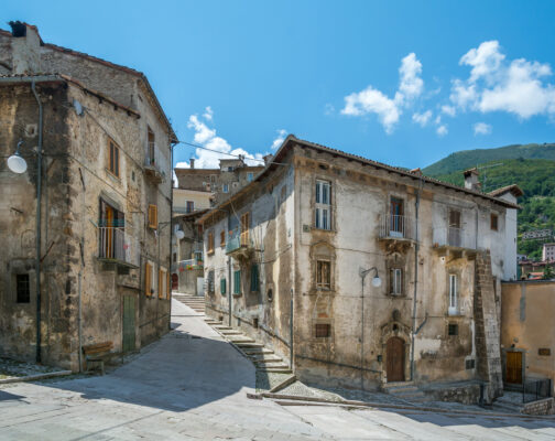 Italien Abruzzen Scanno