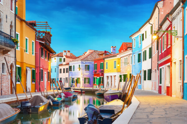 Italien Burano Kanal