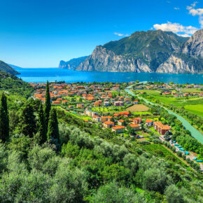 Italien Gardasee Sarca Fluss