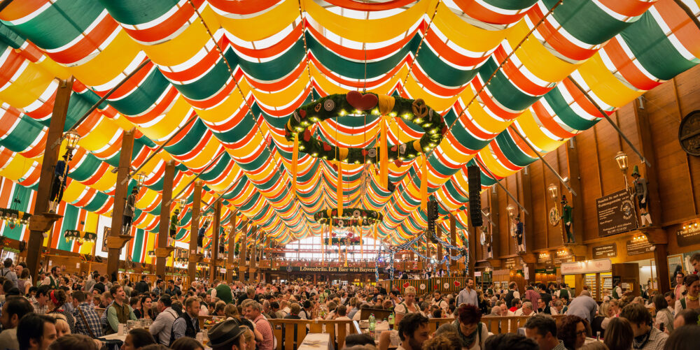 München Oktoberfest Bierzelt