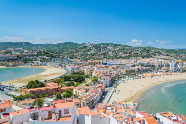 Spanien Valencia Peniscola Aussicht