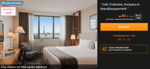 Paris Am Wochenende 2 Tage Im Top 4 Hotel Mit Blick Auf Den Eiffelturm Fruhstuck Ab 80 Urlaubstracker De