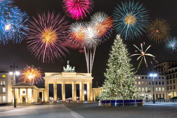 Berlin Brandnburger Tor Feuerwerk