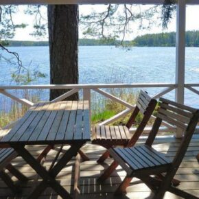 Ferienhaus Hultsfred Terrasse