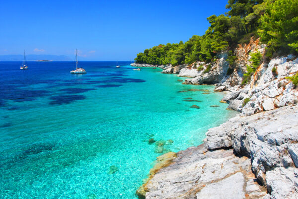 Griechenland Skopelos Kastani Beach