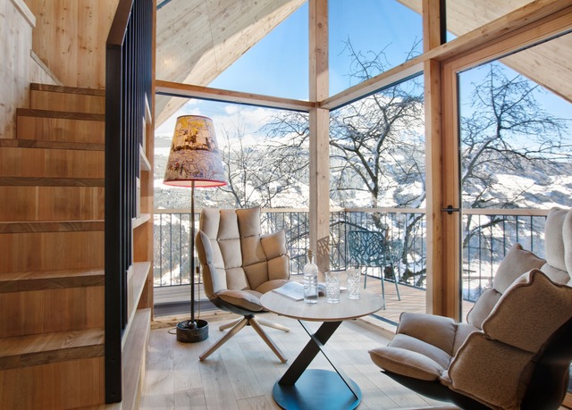 Hochleger Luxury Chalet Resort Wintergarten