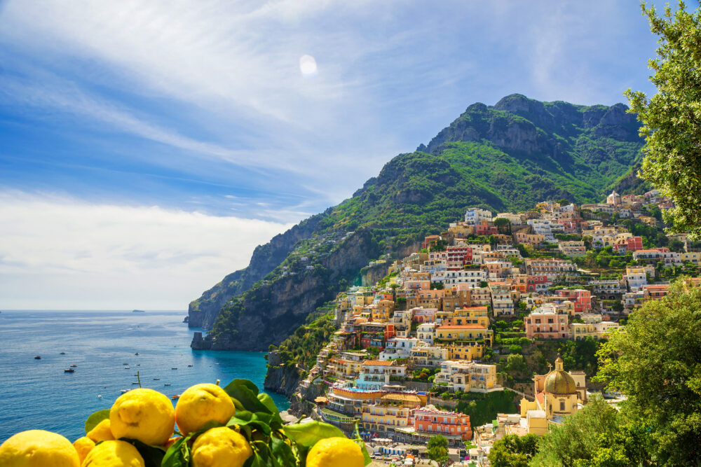 Italien Amalfi Küste Positano Ausblick