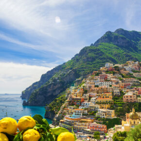 Italien Amalfi Küste Positano Ausblick