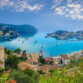 Mallorca Port de Soller Panorama