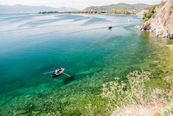 Mazedonien See Boot