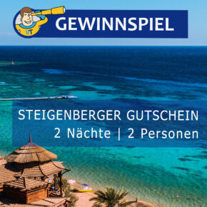 Gewinnspiel: 3 Tage Luxus-Trip in ein Steigenberger Hotel Eurer Wahl für 2 Personen Gewinnspiel: 3 Tage Luxus-Trip in ein Steigenberger Hotel Eurer Wahl für 2 Personen
