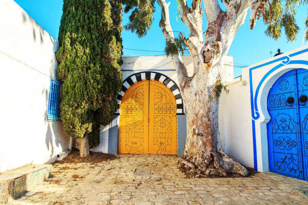 Tunesien Sidi Bou Said Tür