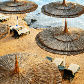 Tunesien Strandschirme