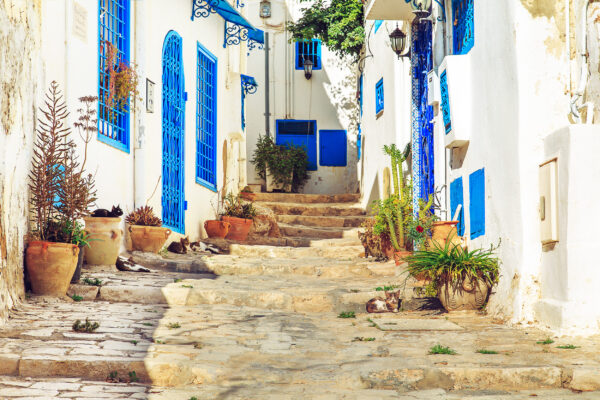 Tunesien White Blue City
