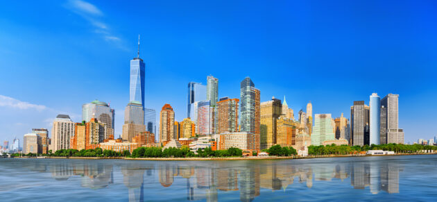 USA New York Manhattan Island Panorama
