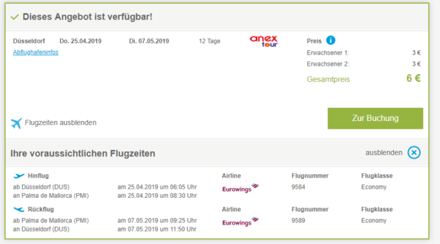Lastminute Fluge Nach Mallorca Hin Zuruck Mit Gepack Nur 3 Urlaubstracker De