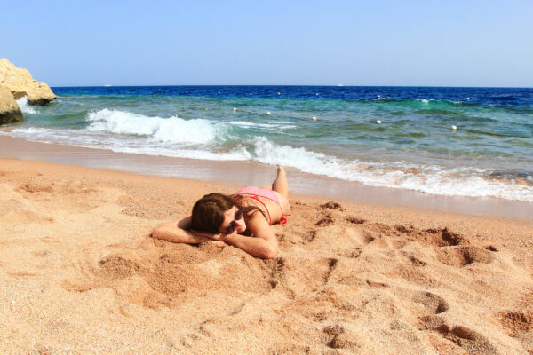 Ägypten Strand Frau