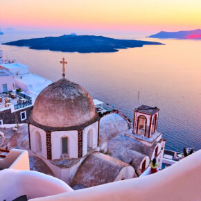 Griechenland-Kombi: 8 Tage Santorini im guten 3* Hotel inkl. Flug nur 213€
