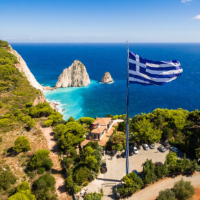 Griechenland Zakynthos Flagge