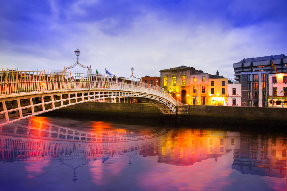 Irland Dublin Ha'Penny Brücke