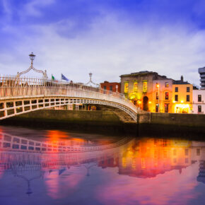 Irland Dublin Ha'Penny Brücke