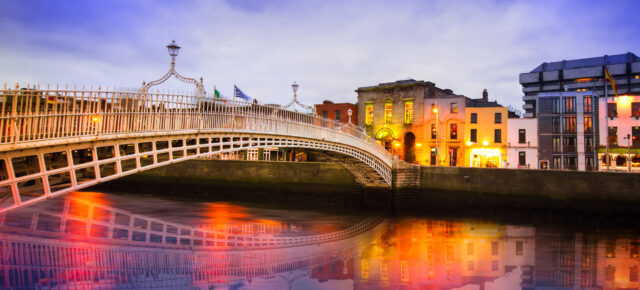 Irland Dublin Ha'Penny Brücke