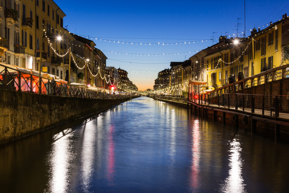 Italien Mailand Kanal