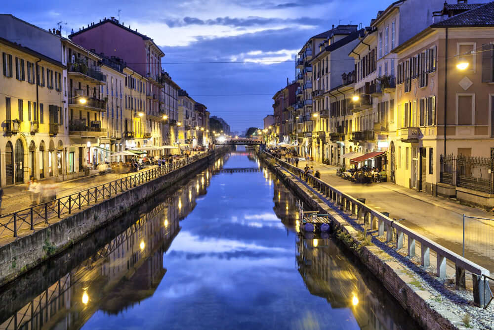 Italien Mailand Kanal