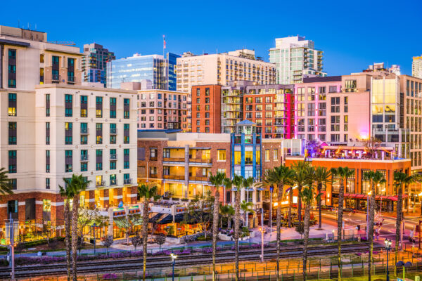 USA San Diego Gaslamp Quarter