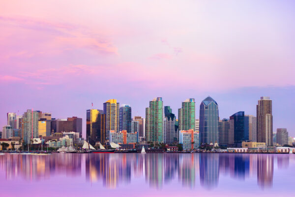 USA San Diego Skyline