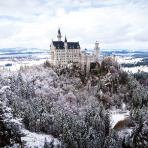 Füssen Neuschwanstein Schnee Ferne